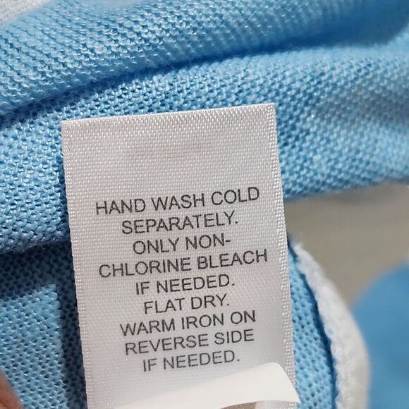 J Jill Linen Top Size Medium Blue Relax Fit Lightweight - Picture 13 of 13